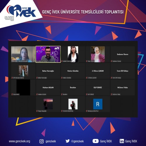 Genç İVEK Üniversite Temsilcileri Haftalık Olağan Toplantısı