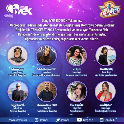 Genç İVEK BIOTECH Takımımızı Tebrik Ediyoruz
