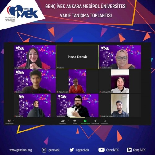 Genç İVEK Ankara Medipol Üniversitesi Öğrenci Topluluğu Vakıf Tanışma Toplantısı