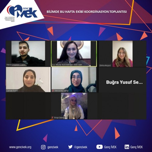Genç İVEK Bilimde Bu Hafta Ekibi Koordinasyon Toplantısı