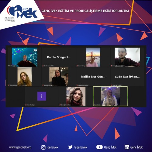 Genç İVEK Eğitim ve Proje Geliştirme Ekibi Toplantısı