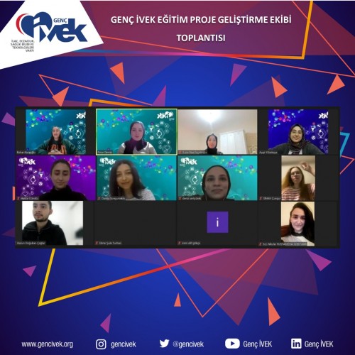 Genç İVEK Eğitim Proje Geliştirme Ekibi Toplantısı