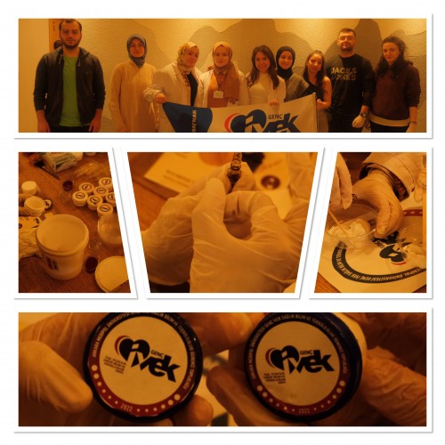 Ankara Medipol Üniversitesi Genç İVEK Öğrenci Topluluğu El Kremi Workshop