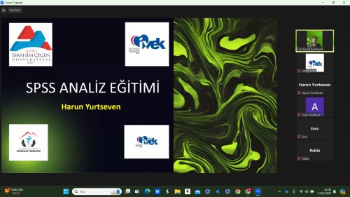 Genç İVEK IMPRO-VEK Serisi SPSS Analizine Giriş Eğitimi