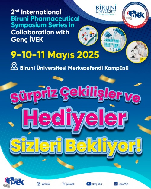 2nd International Biruni Pharmaceutical Symposium Series Sürpriz Hediyeler!