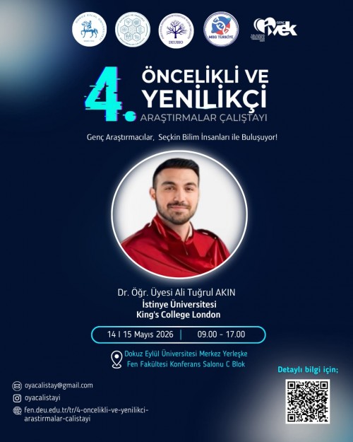 4. Öncelikli ve Yenilikçi Araştırmalar Çalıştayı Konuşmacımız: Dr. Öğr. Üyesi Ali Tuğrul AKIN