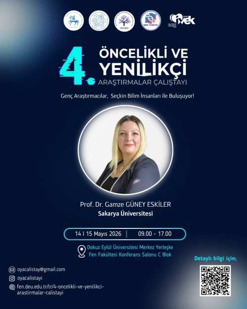 4. Öncelikli ve Yenilikçi Araştırmalar Çalıştayı Konuşmacımız: Prof. Dr. Gamze GÜNEY ESKİLER