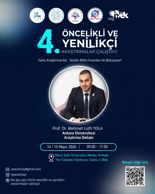 4. Öncelikli ve Yenilikçi Araştırmalar Çalıştayı Konuşmacımız: Prof. Dr. Mehmet Lütfi YOLA
