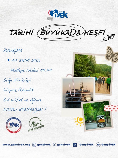 Genç İVEK Biruni Üniversitesi Öğrenci Topluluğu Büyükada Gezisi