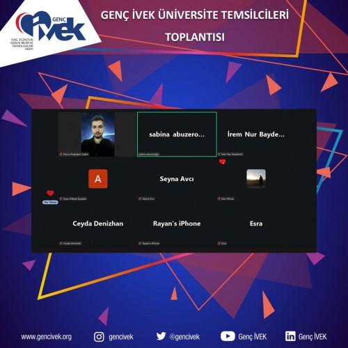 Genç İVEK Üniversite Temsilcileri Toplantısı