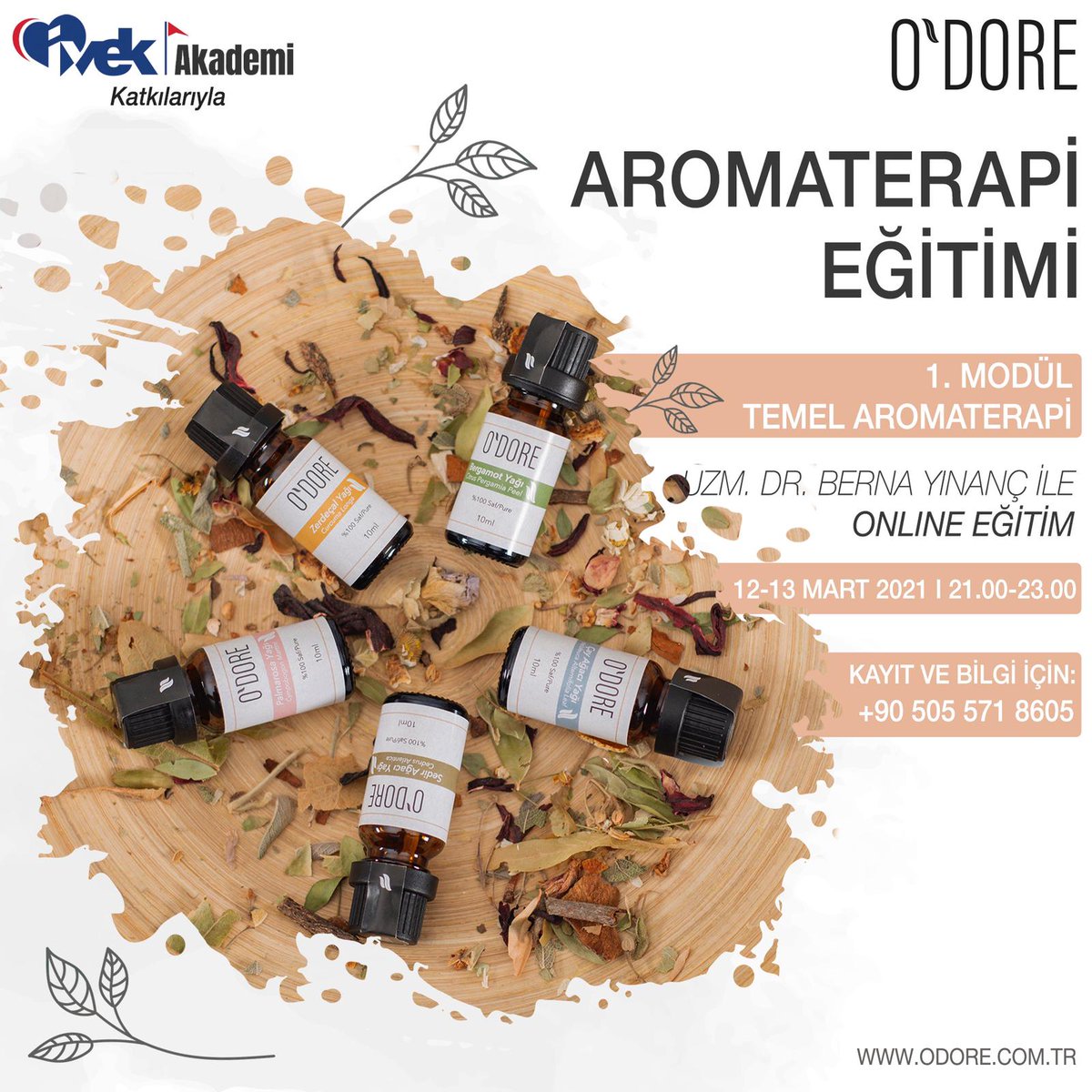  O'DORE AROMATERAPİ EĞİTİMİ 