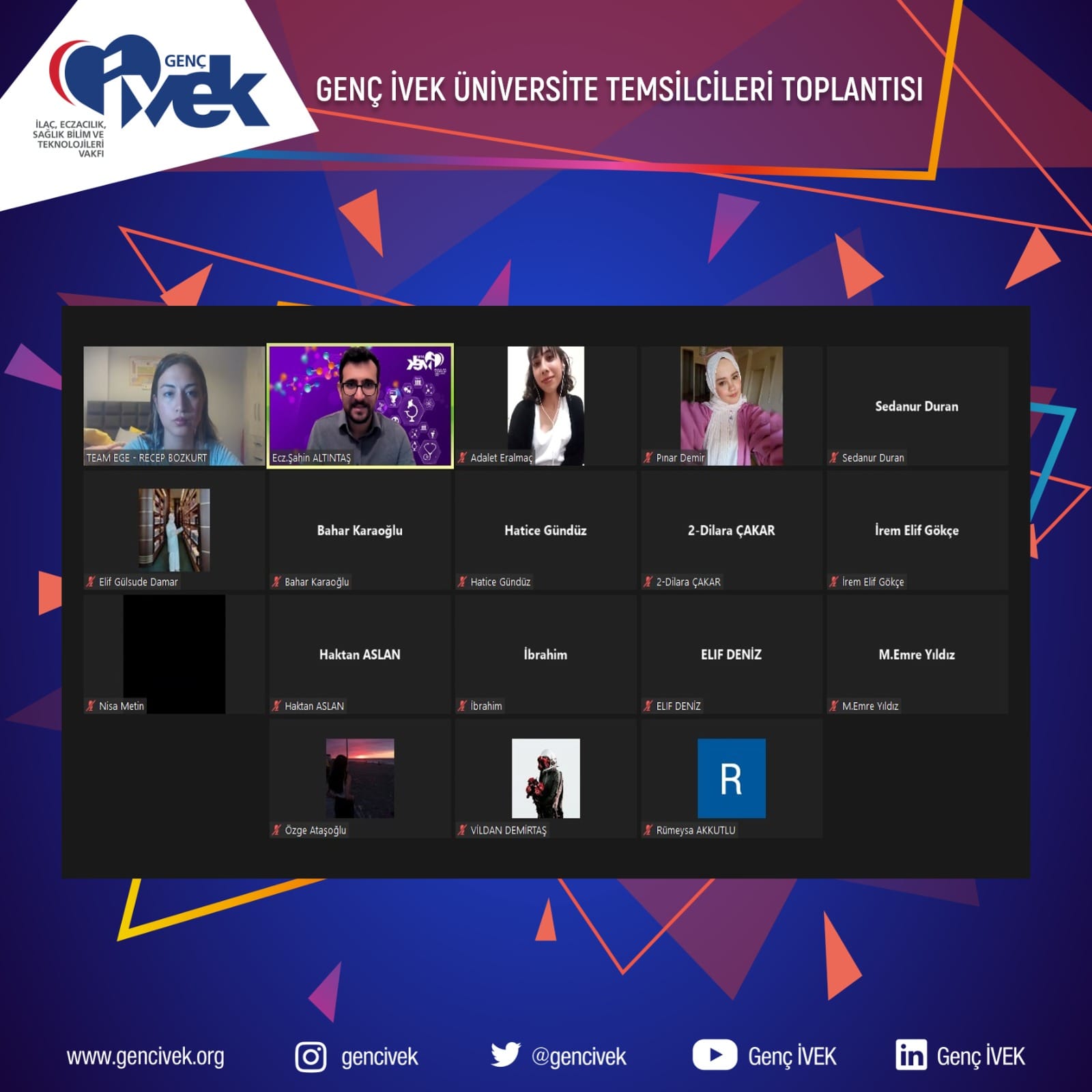  Genç İVEK Üniversite Temsilcileri Haftalık Olağan Toplantısı 