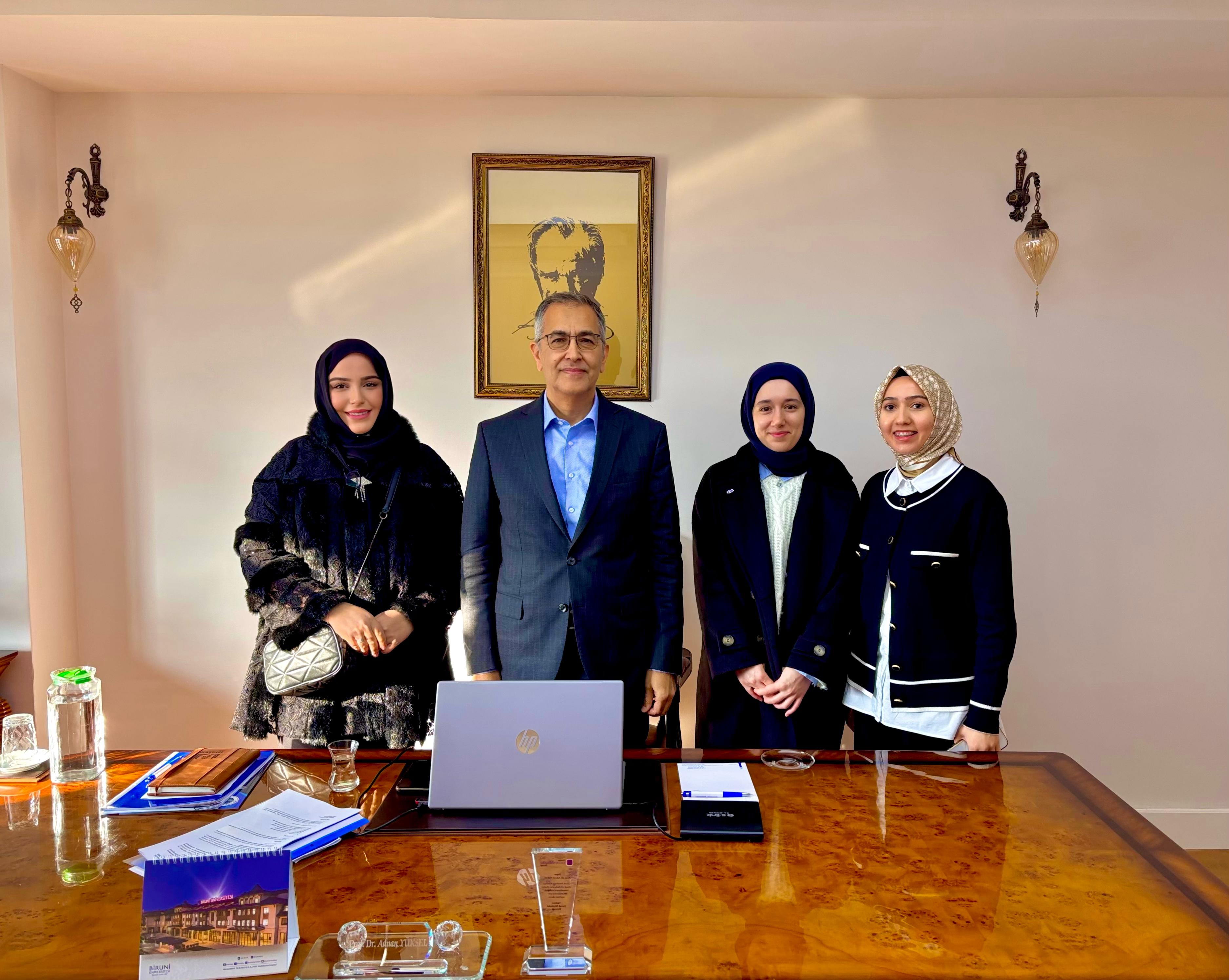  Biruni Üniversitesi Rektörü Sn. Prof. Dr. Adnan Yüksel Ziyareti 