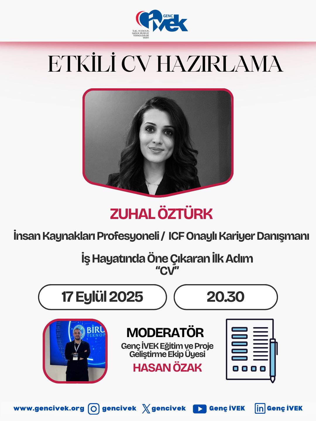  Genç İVEK Etkili CV Hazırlama Eğitimi 