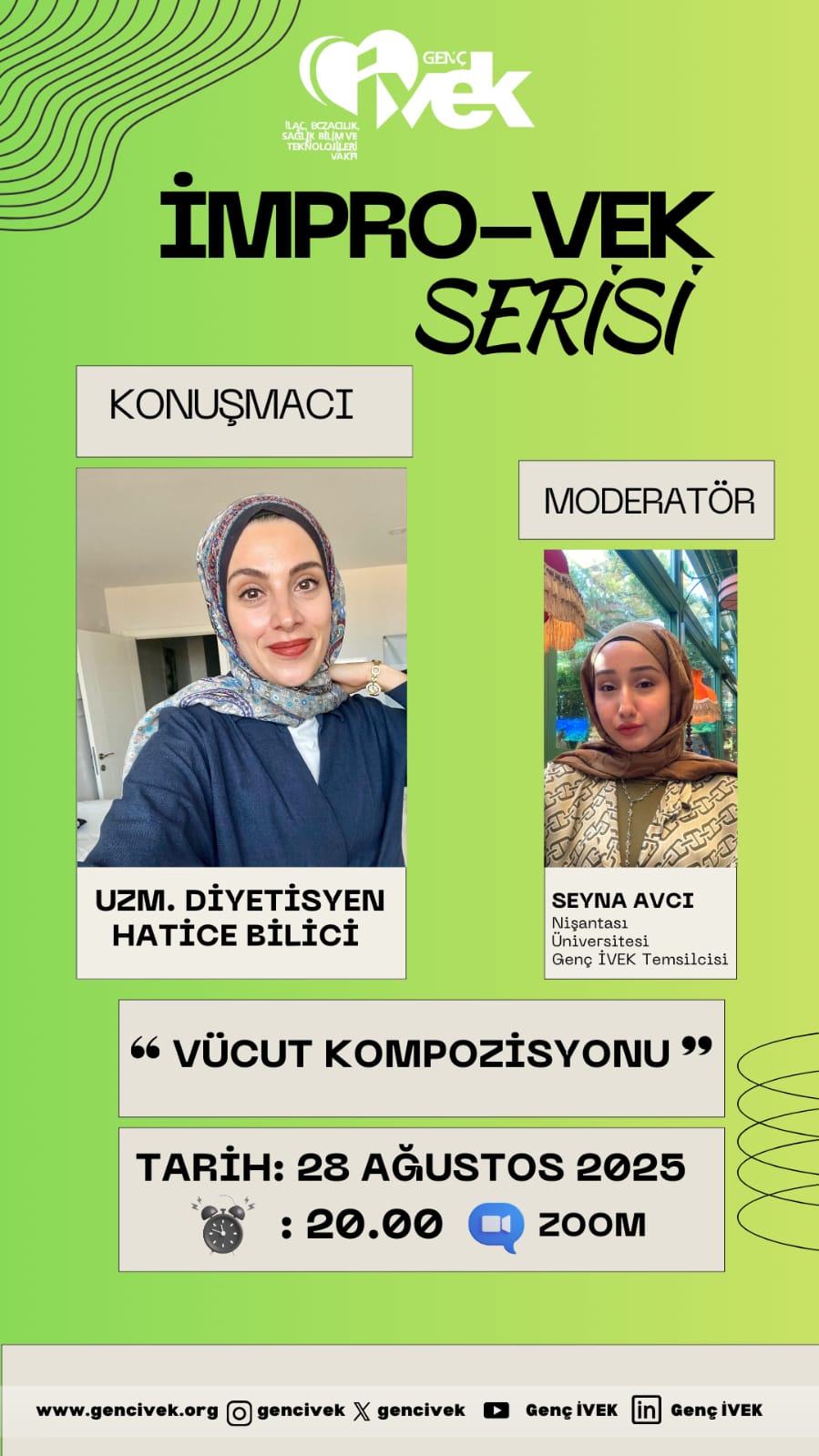  Genç İVEK IMPRO-VEK Serisi- Vücut Kompozisyonu 