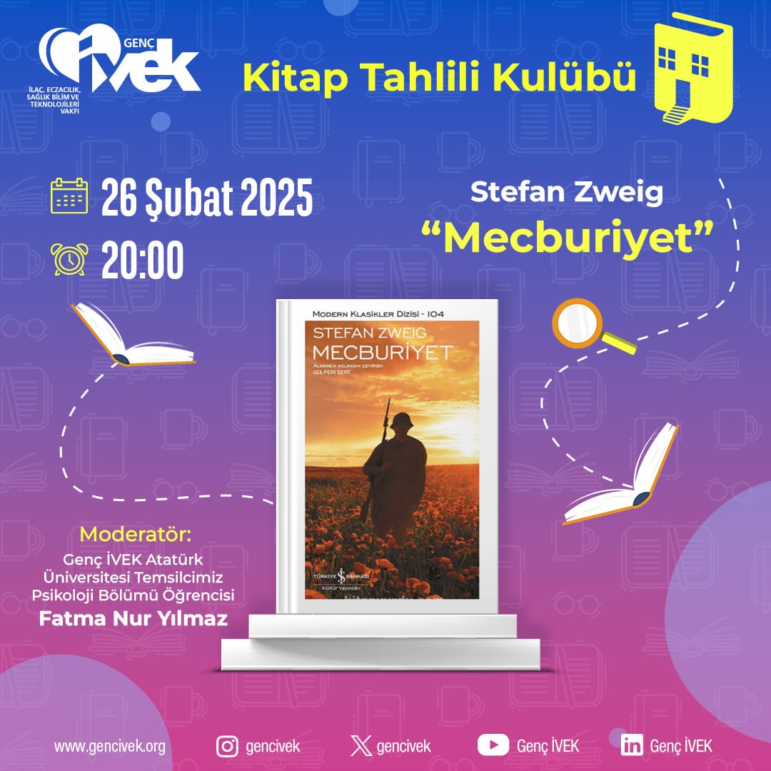  Genç İVEK Kitap Tahlili Kulübü Başlıyor! 