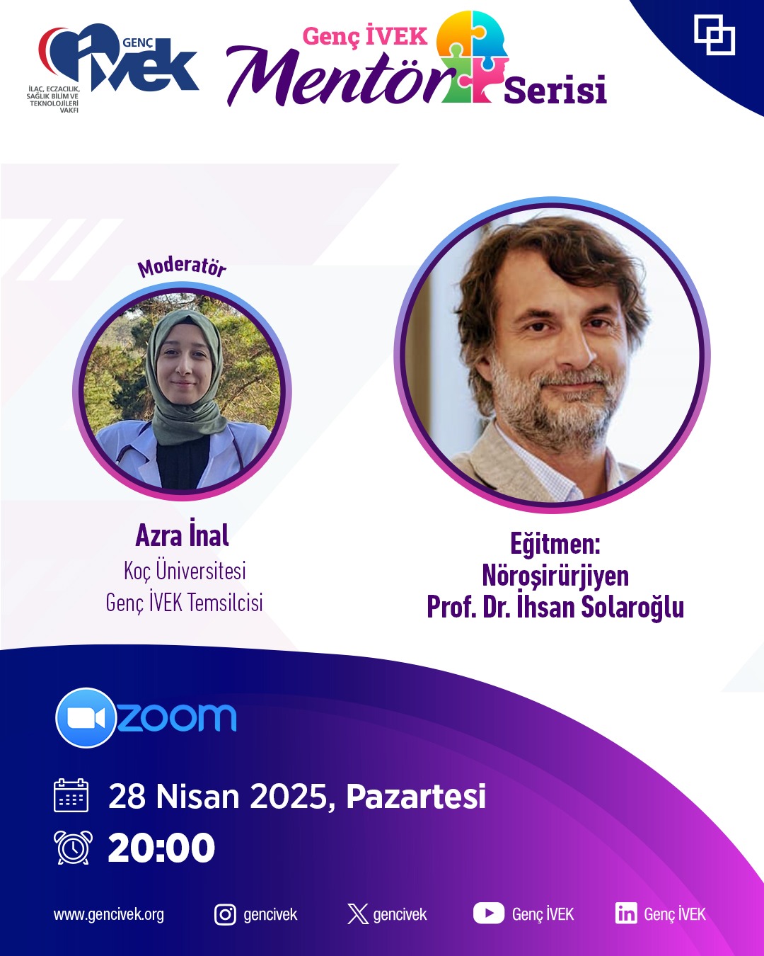  Genç İVEK Mentörlük Serisi bu kez bilim ve ilhamla dopdolu! 
