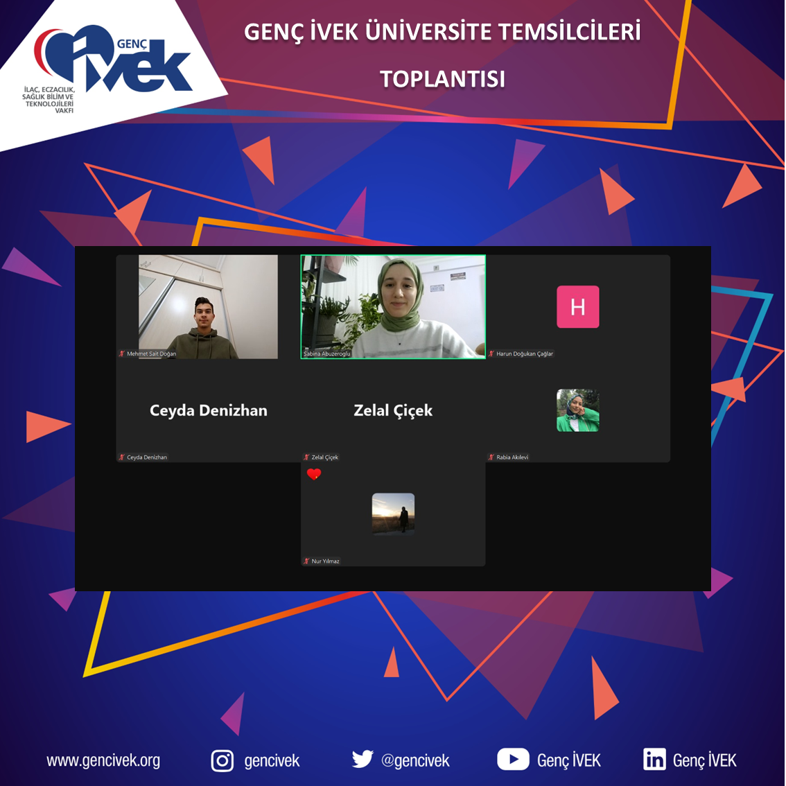  Genç İVEK Üniversite Temsilcileri Toplantısı 