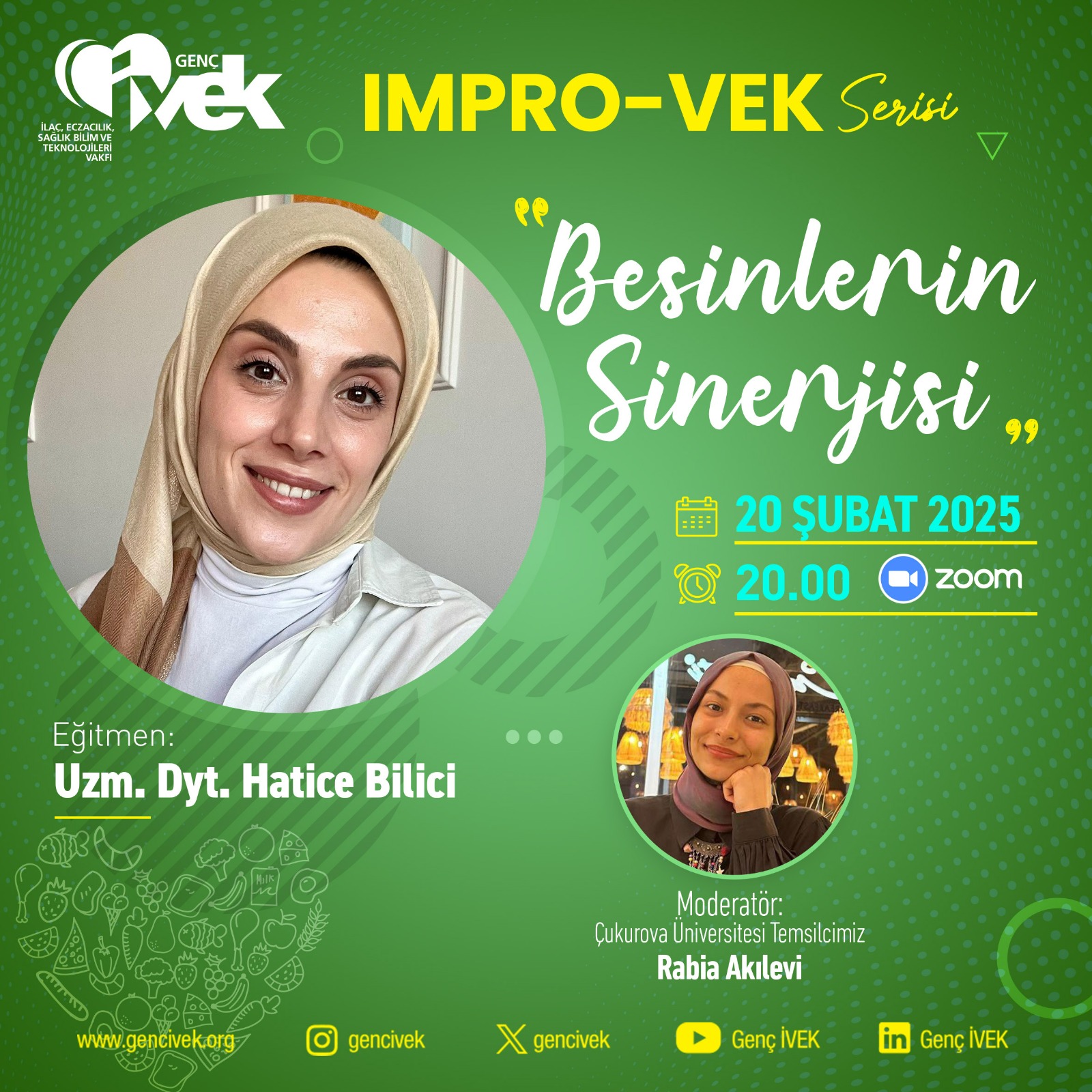  IMPRO-VEK ile Beslenme ve Sağlık Serisi: Bilimin Işığında Doğru Beslenme! 