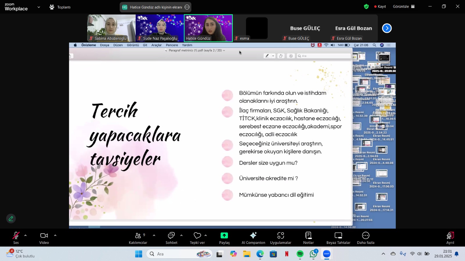  "Kariyerime İlk Adım Hatice Gündüz " Etkinliğimiz Gerçekleşti! 