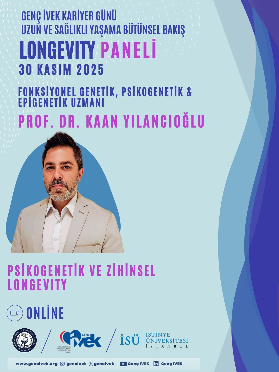 Longevity Paneli-  Prof. Dr. Kaan Yılancıoğlu 
