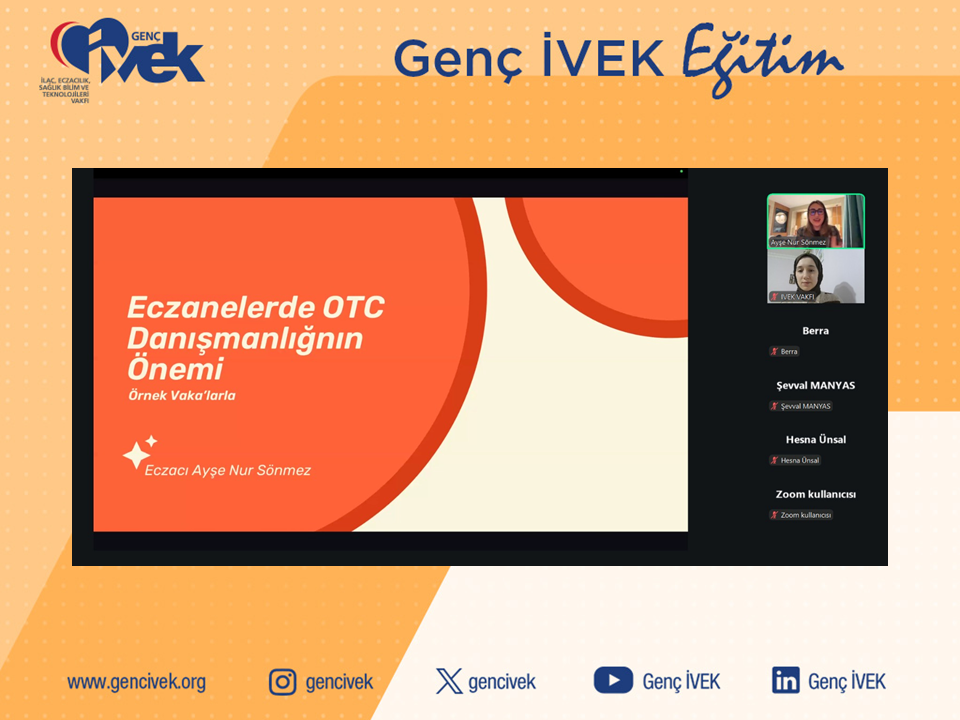  Ecz. Ayşe Nur Sönmez ile OTC Danışmanlığının Önemi Eğitimi 