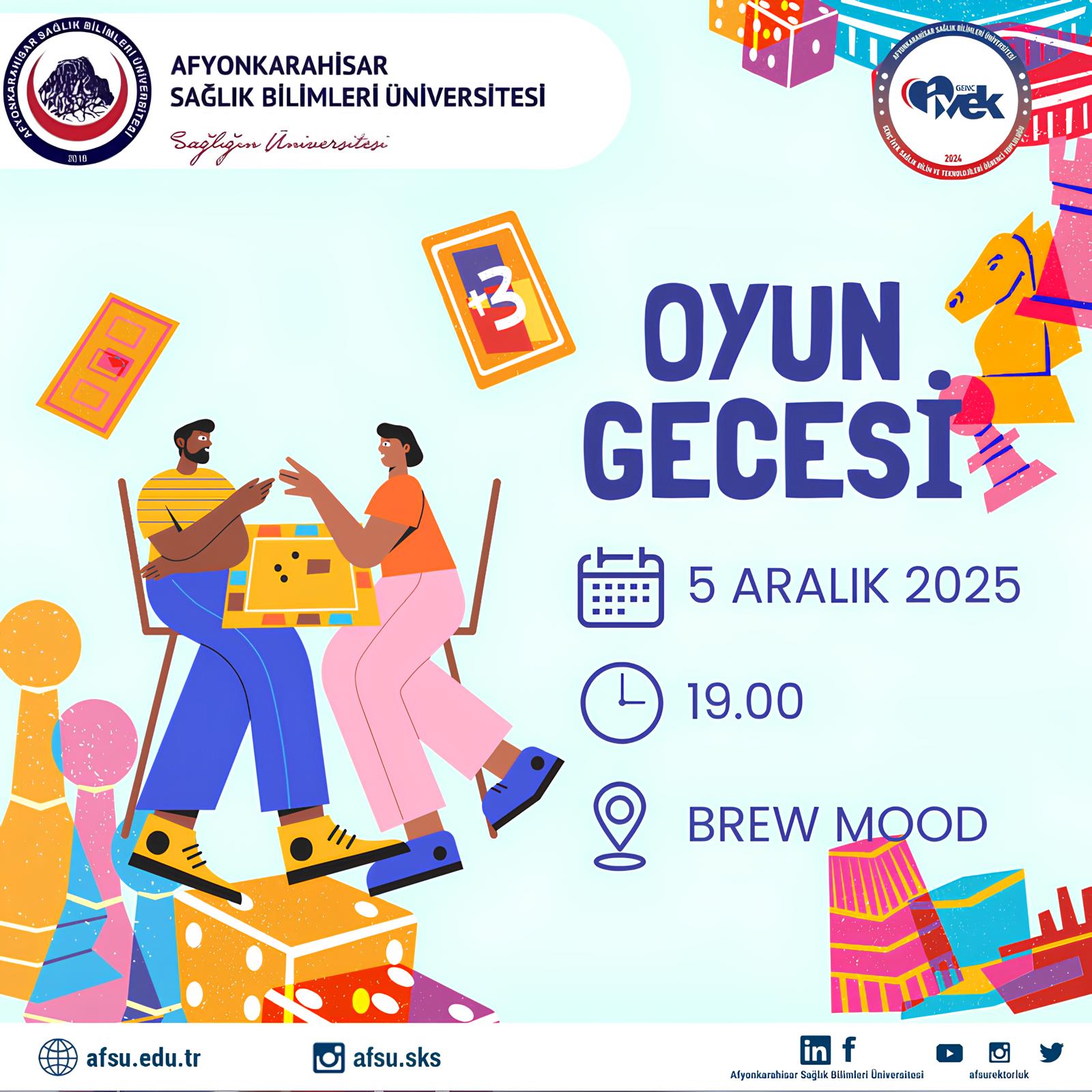  Genç İVEK AFSÜ Oyun Gecesi 