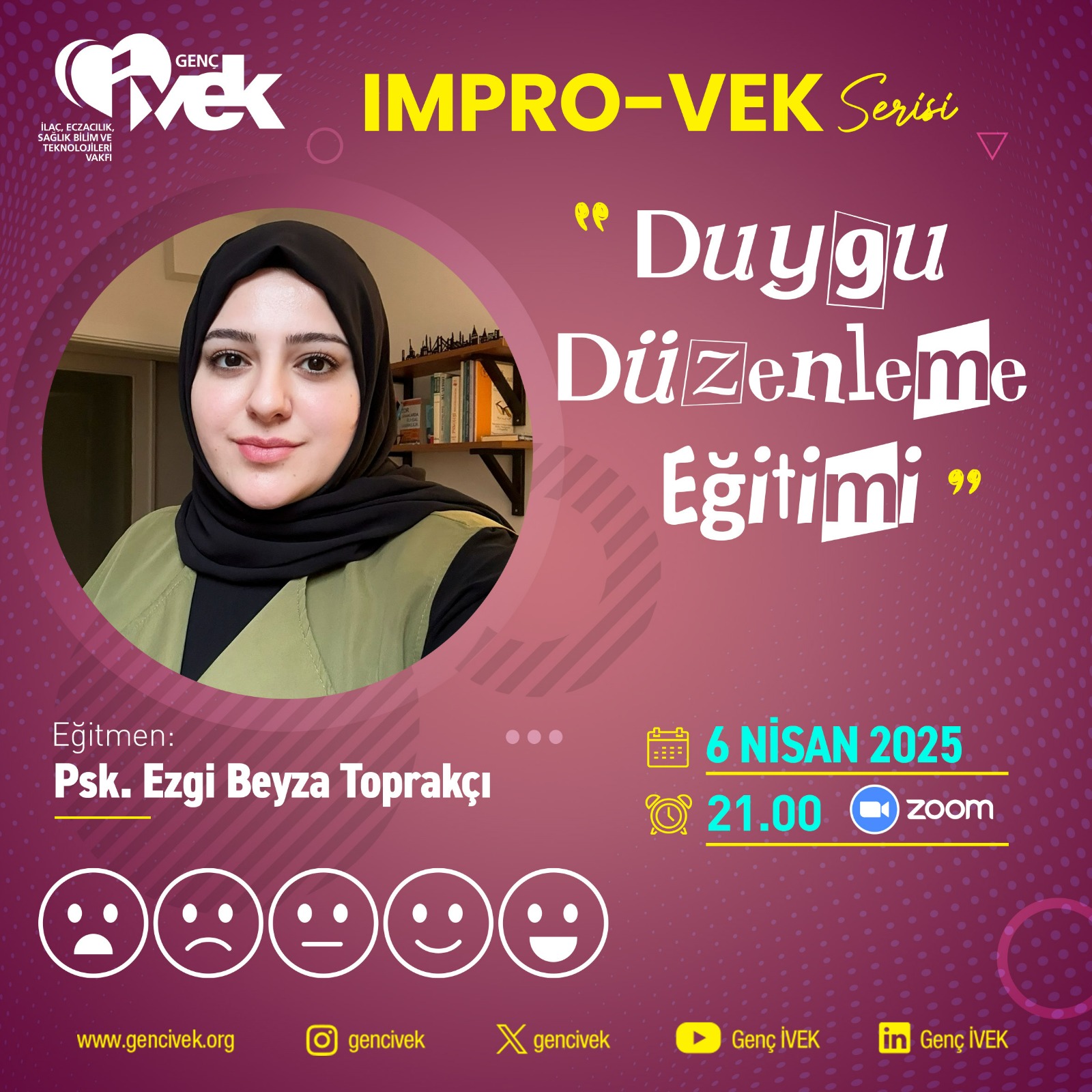 Genç İVEK | IMPRO-VEK Serisi Duygu Düzenleme Eğitimi 