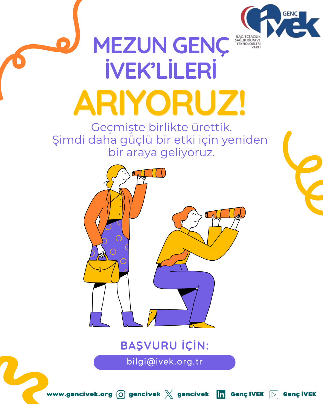  GENÇ İVEK MEZUNLAR PLATFORMU’NA DAVET 