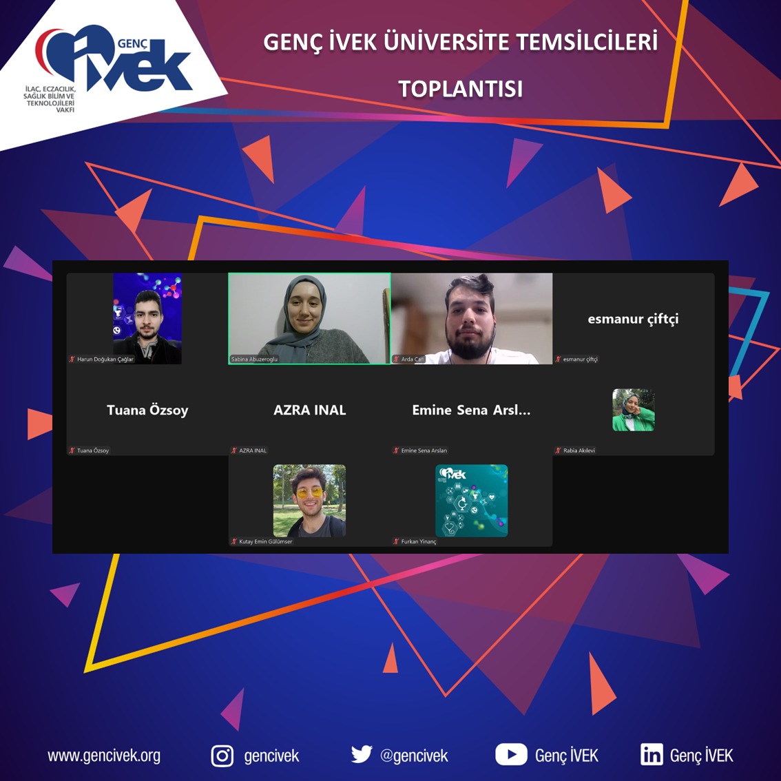  Genç İVEK Üniversite Temsilcileri Toplantısı 