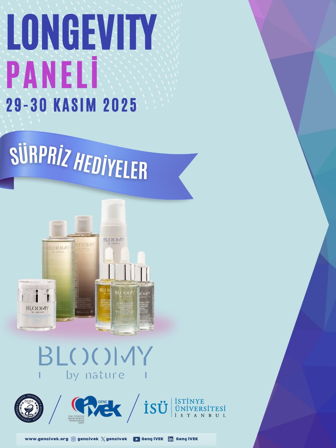  Longevity Paneli Sponsorumuz Bloomy by Nature! 