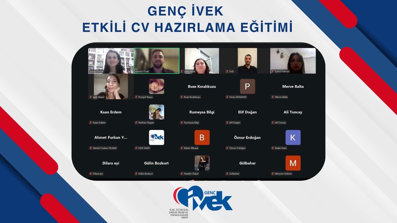  Zuhal Öztürk ile Etkili CV Hazırlama Eğitimi Tamamlandı! 